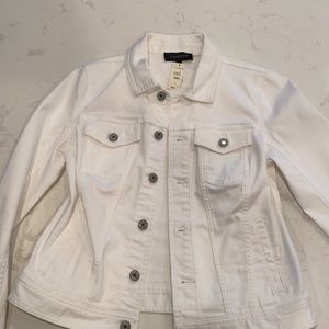 white jean jacket!!!